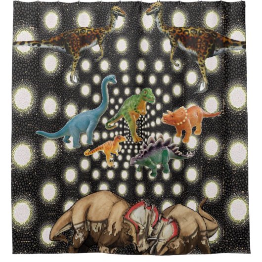 Duschvorhang Dinosaur (Vorderseite)