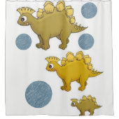 Duschvorhang Dinosaurier (Vorderseite)
