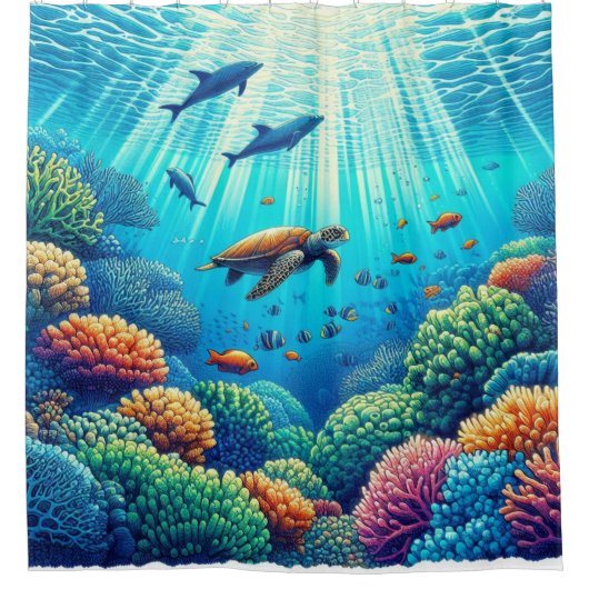 Duschvorhang-Duschvorhang-Vorhang für tropische Ko Duschvorhang (Vorderseite)