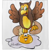 Duschvorhang Ei (Vorderseite)