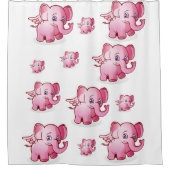 Duschvorhang Elefant (Vorderseite)