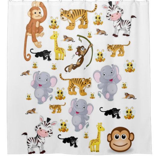Duschvorhang Elephants (Vorderseite)
