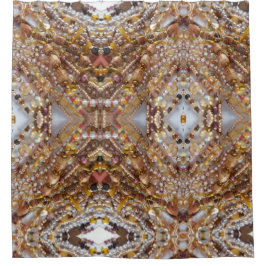 Duschvorhang-Erdton-Perlen-Druck Duschvorhang