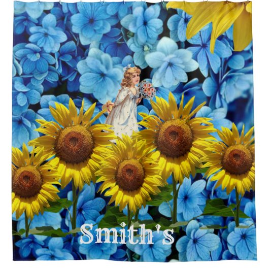 Duschvorhang Fairy Bloral (Vorderseite)