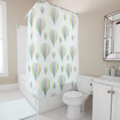 Duschvorhang Fallschirme (Beispiel)