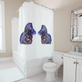 Duschvorhang "Fionna", farbenfroh (Beispiel)