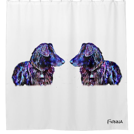 Duschvorhang "Fionna", farbenfroh (Vorderseite)