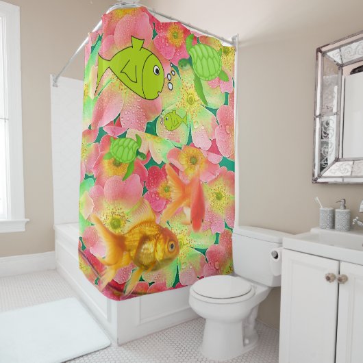 Duschvorhang Fisch (Beispiel)