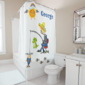 Duschvorhang Fischer Fischfang Fischfangfahrer All (Beispiel)