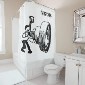 Duschvorhang Fotografie (Beispiel)