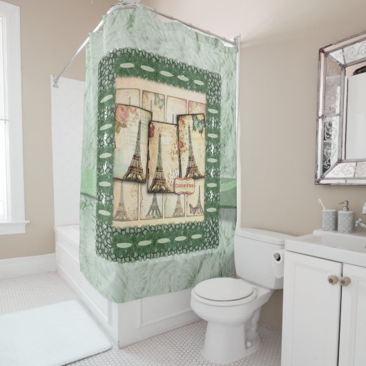 Duschvorhang Frankreich (Beispiel)
