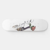 Duschvorhang - Frau Velvet Revolver Skateboard (Horizontal)