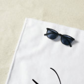 Duschvorhang - Frau Velvet Revolver Strandtuch (Beispiel)