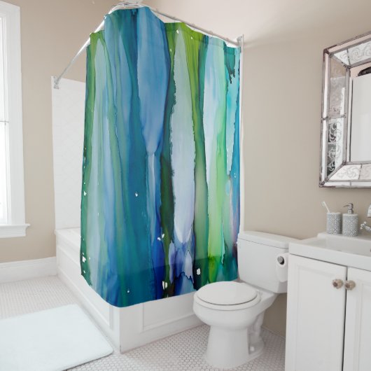 Duschvorhang freie Blähung (Beispiel)