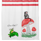 Duschvorhang Frosch Maus Wanna Bathe Streifen (Vorderseite)