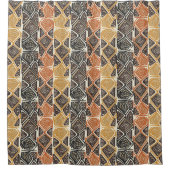 Duschvorhang für afrikanische Muster (Vorderseite)