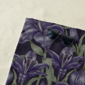 Duschvorhang für ästhetische Blumen Strandtuch (Beispiel)