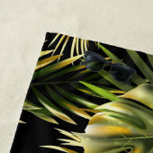 Duschvorhang für ästhetische Blumen Strandtuch (Beispiel)