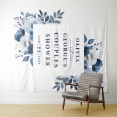 Duschvorhang für blaue Landekorationen Wandteppich (Beispiel (Horizontal))