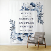 Duschvorhang für blaue Landekorationen Wandteppich (Beispiel)