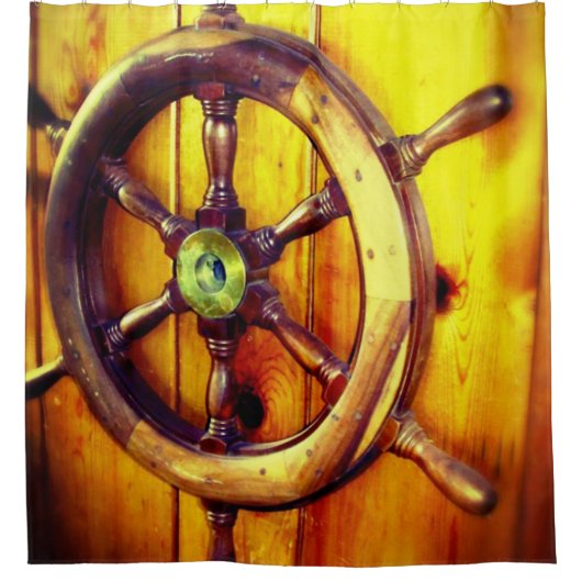 Duschvorhang für Bootsteuerungen (Vorderseite)