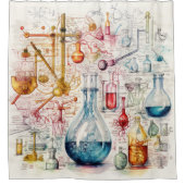 Duschvorhang für Chemiepapier (Vorderseite)