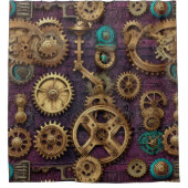 Duschvorhang für Dampfmaschinen (Vorderseite)