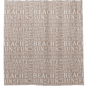Duschvorhang für das Custom Color Beach House