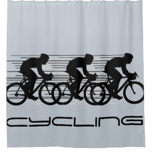 Duschvorhang für das Fahrraddesign