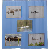 Duschvorhang für Familien am See Dweller (Vorderseite)