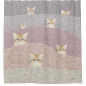 Duschvorhang für Katzen (Vorderseite)
