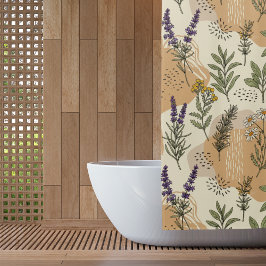 Duschvorhang für Kräuterblüten