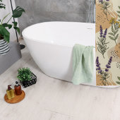 Duschvorhang für Kräuterblüten