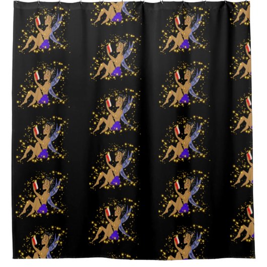 Duschvorhang für Mädchen (Vorderseite)