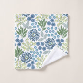 Duschvorhang für Mama und Zitronen Badhandtuch Set (Waschlappen)