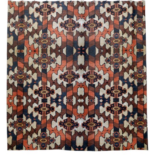 Duschvorhang für orientalisches Teppichdesign (Vorderseite)