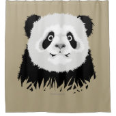 Duschvorhang für Panda-Bären (Vorderseite)