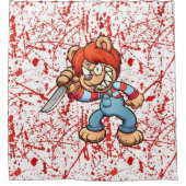 Duschvorhang für Scare Bear (Vorderseite)