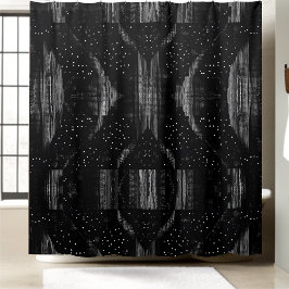 Duschvorhang für Schwarz und Weiß