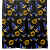 Duschvorhang für Sonnenblumen (Vorderseite)