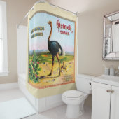 Duschvorhang für Straußenmarken (Beispiel)