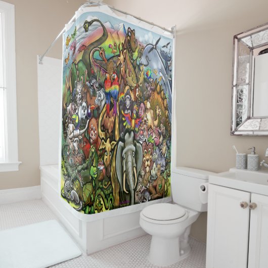 Duschvorhang für Tiere (Beispiel)