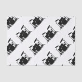 Duschvorhang für Trommelmusik Seidenpapier (Vorderseite)