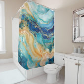 Duschvorhang für Wasserfarben (Beispiel)