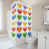 Duschvorhang für Wasserfarben (Beispiel)