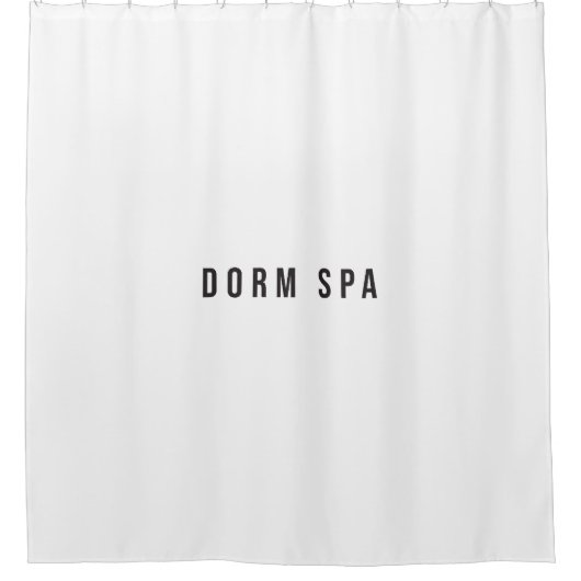 Duschvorhang fürs Wohnheim-Spa (Vorderseite)