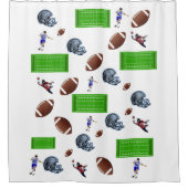 Duschvorhang Fußball (Vorderseite)