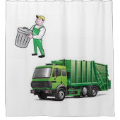 Duschvorhang Garbage Man (Vorderseite)