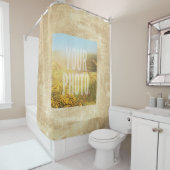 Duschvorhang-geeignete Schablonen-Antike BG Duschvorhang (Beispiel)