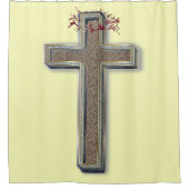 Duschvorhang gelb Hintergrund (Vorderseite)